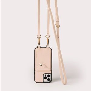 NWT iPhone 13 MINI Holstere wallet phone case with crossbody strap, card slot